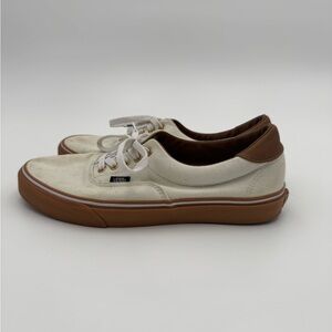 Vans Men's Cream and Brown Casual Shoes